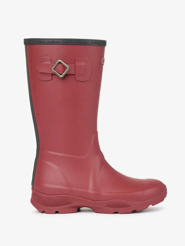 LeMieux Young Rider Ultra Stride Wellies - Ember Red. Waterproof Wellington Boots for Equestrian and Countryside Adventures.