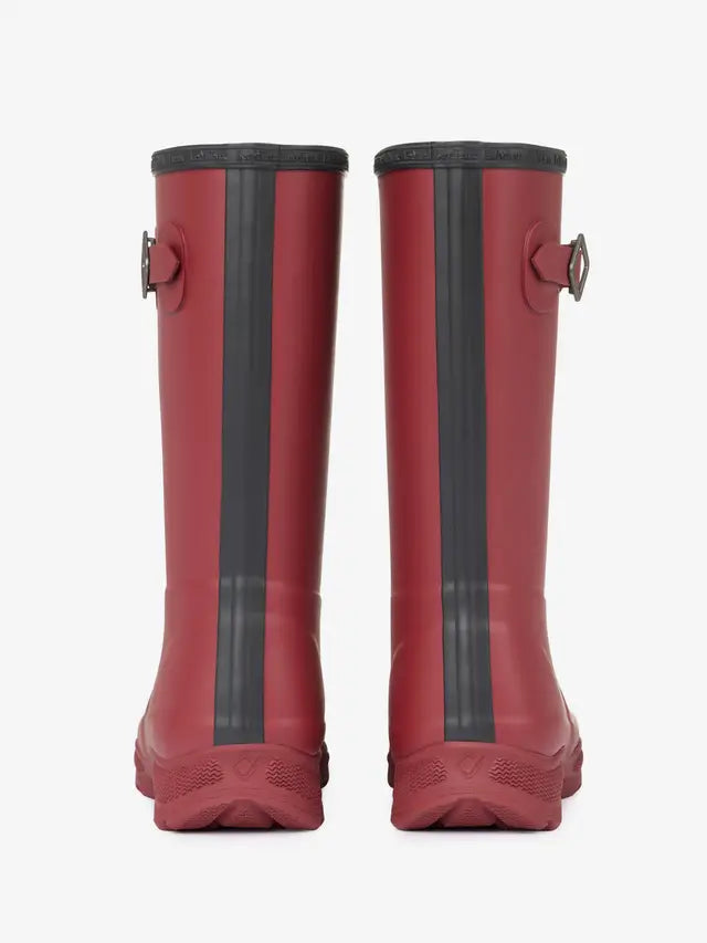 Lemieux Young Rider Ultra Stride Red Wellington Boots: Waterproof Wellies for Kids
