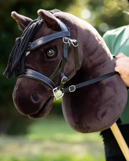 Lemieux Hobby Horse Freya - Brown Toy Horse with Plaitable Mane & Bridle - Perfect Gift for Kids Ages 3+ - Shop Now!