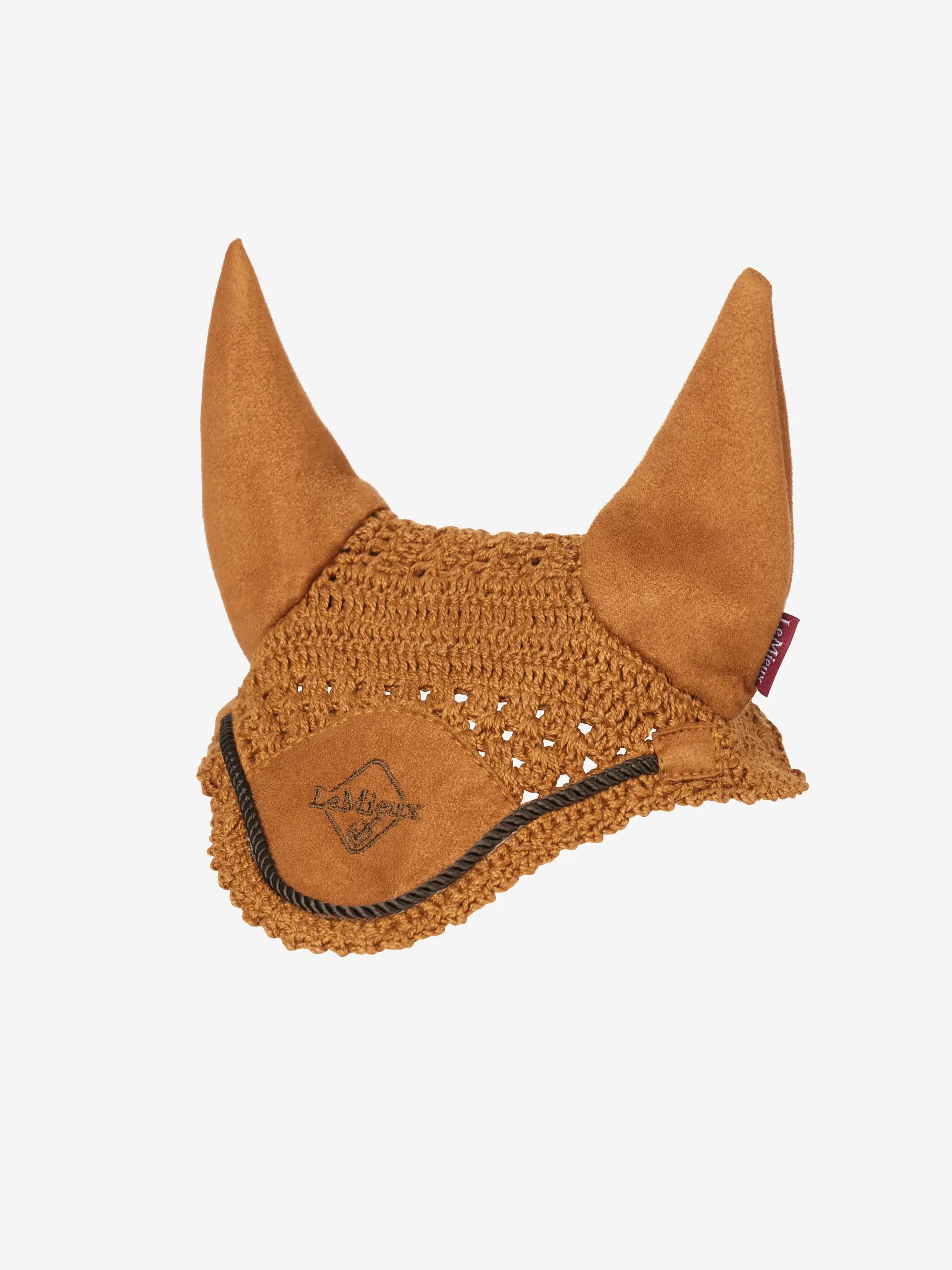 LEMIEUX Hobby Horse Fly Hood Ginger | Miniature Crochet Equestrian Accessory | Equiflair