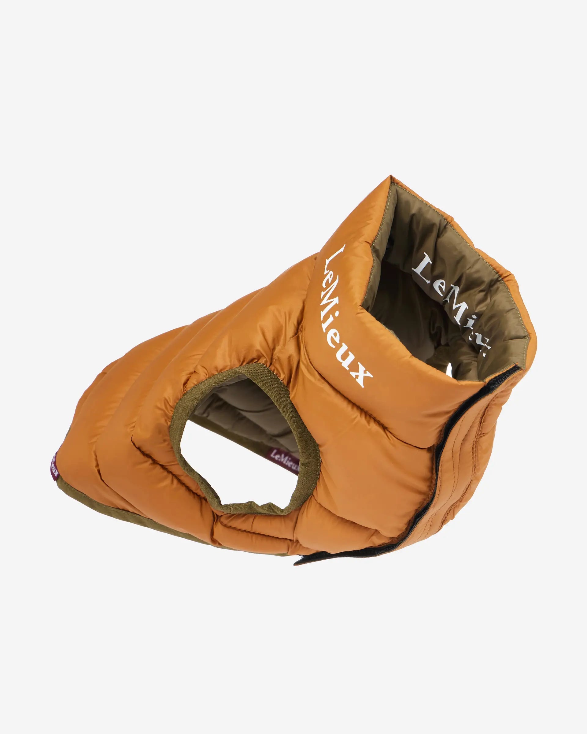 LeMieux Toy Puppy Puffer Coat Ginger: Warm & Reversible Dog Coat for Plush Toys. Equiflair Store.