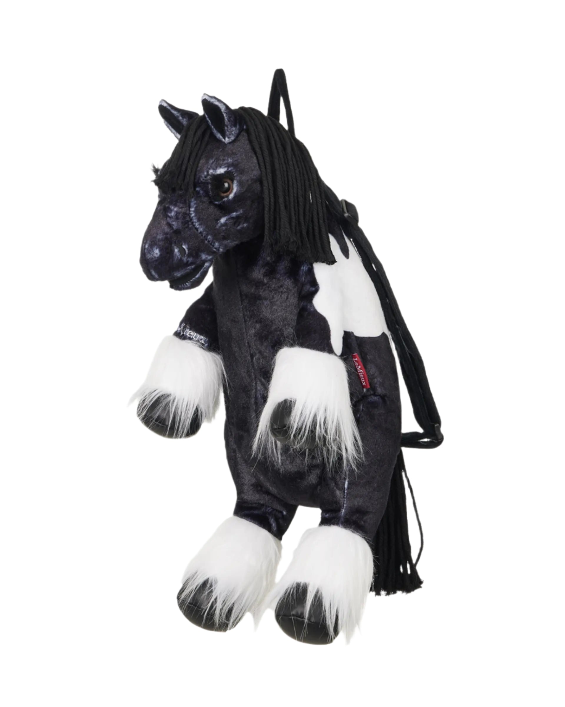 LEMIEUX Pony Bag - Razzle - Equiflair. Cuddly Toy Pony Backpack. Plaitable Mane & Tail. Adjustable Straps