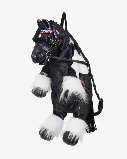 LEMIEUX Pony Bag Razzle Backpack: Plush Toy Pony with Plaitable Mane & Tail - Equiflair
