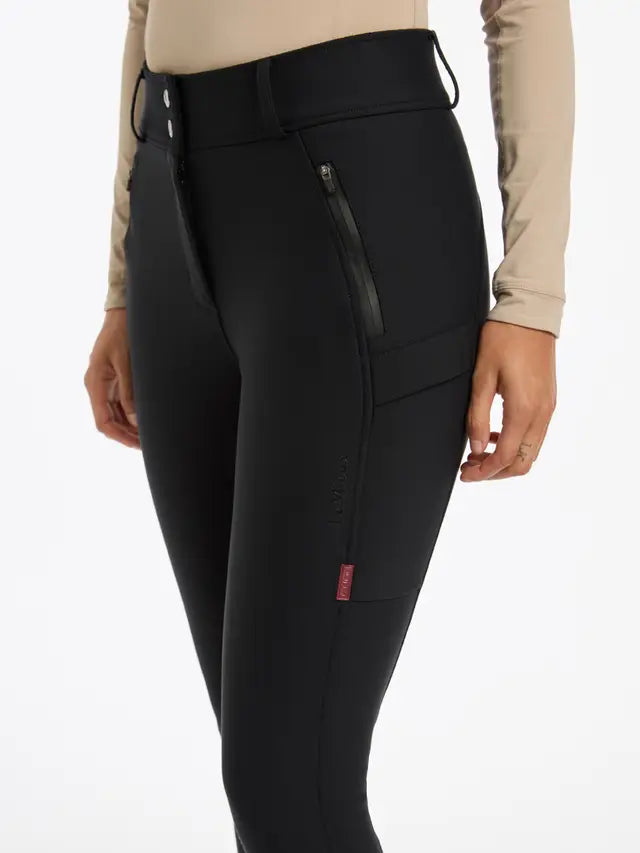 LeMieux Drytex Waterproof Breeches Knee Grip Black
