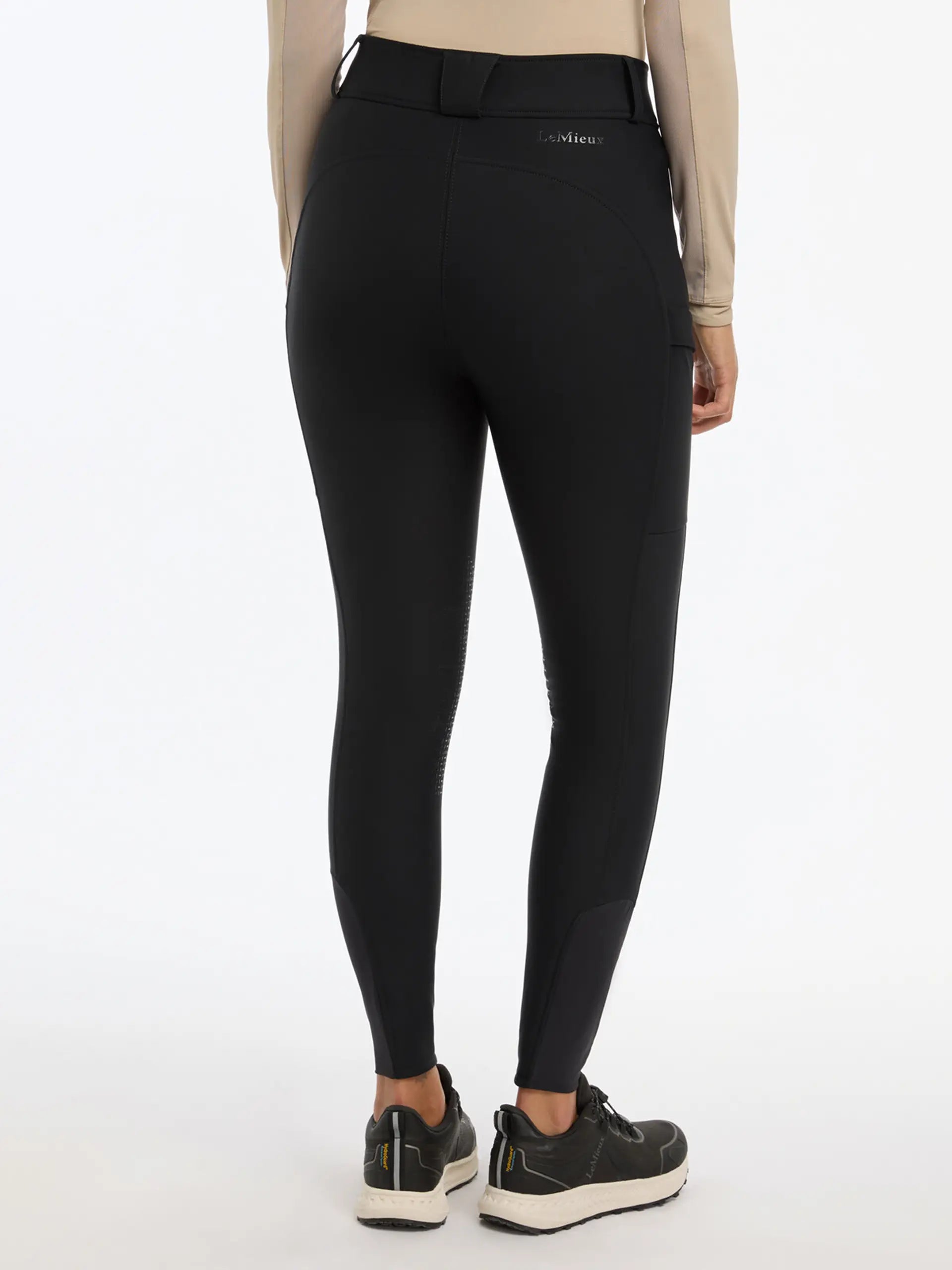 LeMieux Drytex Waterproof Breeches Knee Grip Black
