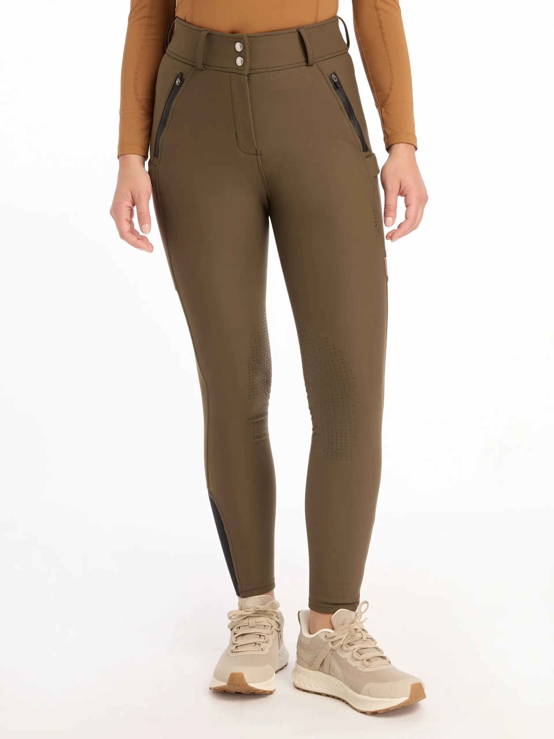 LeMieux Drytex Waterproof Breeches Knee Grip Alpine