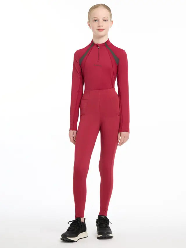 LEMIEUX Young Rider Orla Pull Ons in Ember by Equiflair - Riding leggings, equestrian apparel