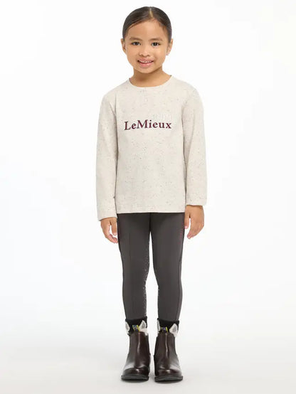 LeMieux Mini Jessie Long Sleeve Top Ecru/Nep