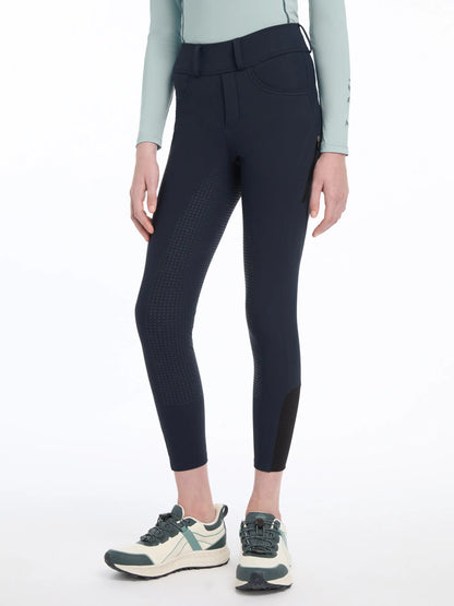 LEMIEUX Winter Breeches Navy: Riding Leggings for Cold Weather | Equiflair