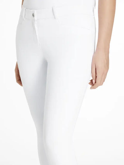 LEMIEUX IMOGEN Knee Grip Breeches White - Equestrian Riding Pants - Equiflair Saddlery
