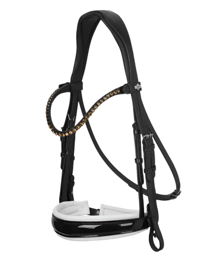 LeMieux Kudos Double Bridle Black/White