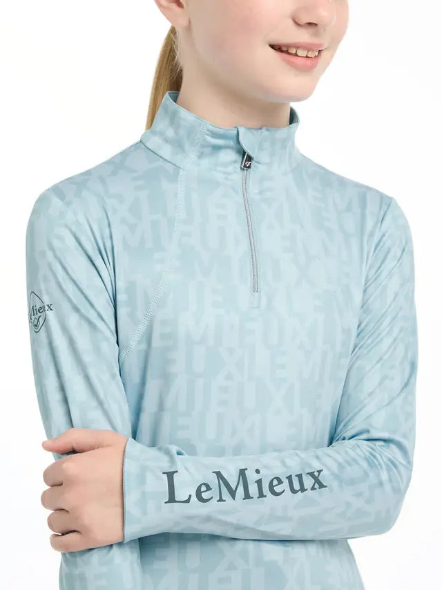 LEMIEUX YOUNG RIDER CASEY BASE LAYER GLACIER, Kids Activewear Top, Equiflair