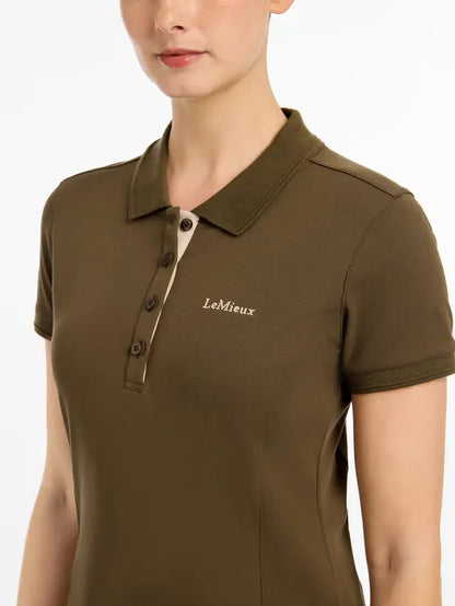 LEMIEUX Classique Polo Shirt Alpine Green - Equestrian Women's Fashion | EquiFlair