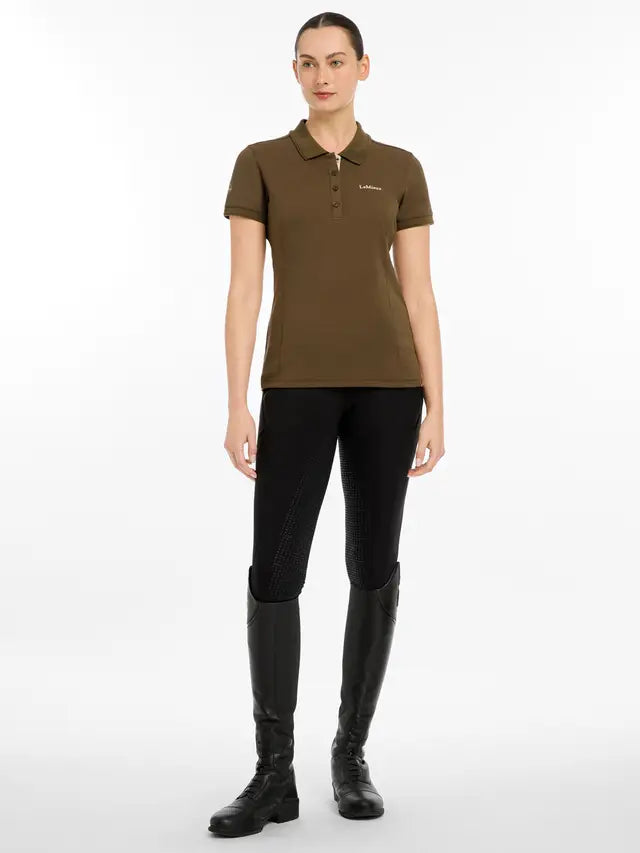 LEMIEUX CLASSIQUE ALPINE Polo Shirt: Quick-Drying, Slim Fit Equestrian Top by Equiflair