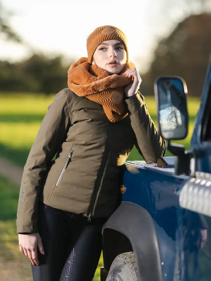 LEMIEUX LILA SNOOD GINGER: Warm faux fur lined neck covering for women. Buy now at Equiflair!