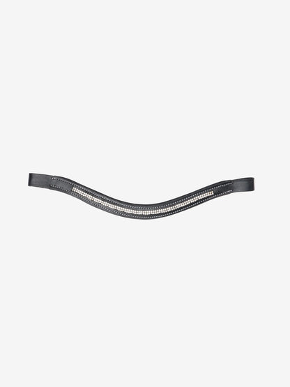 LEMIEUX Hobby Horse Sparkle Browband - Black Leather Diamante Equestrian Accessory