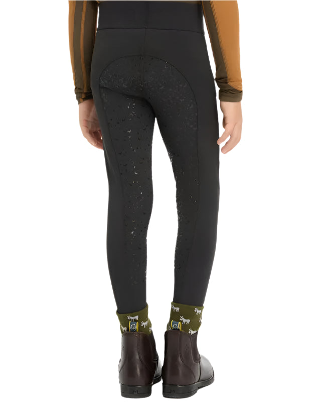 LEMIEUX MINI PULL ONS BLACK: Kids riding leggings, equestrian apparel by Equiflair