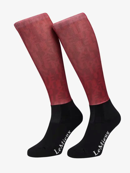 LeMieux Footsie Socks Casey Ember