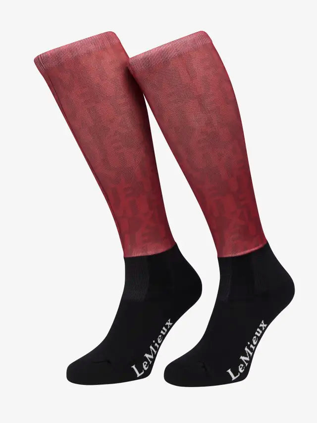 LeMieux Footsie Socks Casey Ember