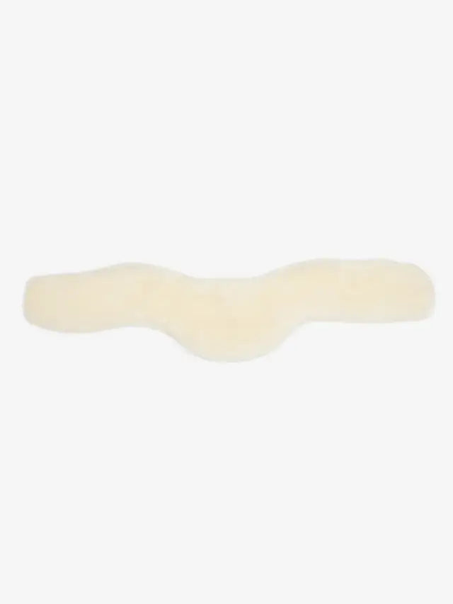 LeMieux Merino+ Anatomic Jumping Girth Cover - Natural: Comfort & Breathability for Your Horse. Equiflair Store.