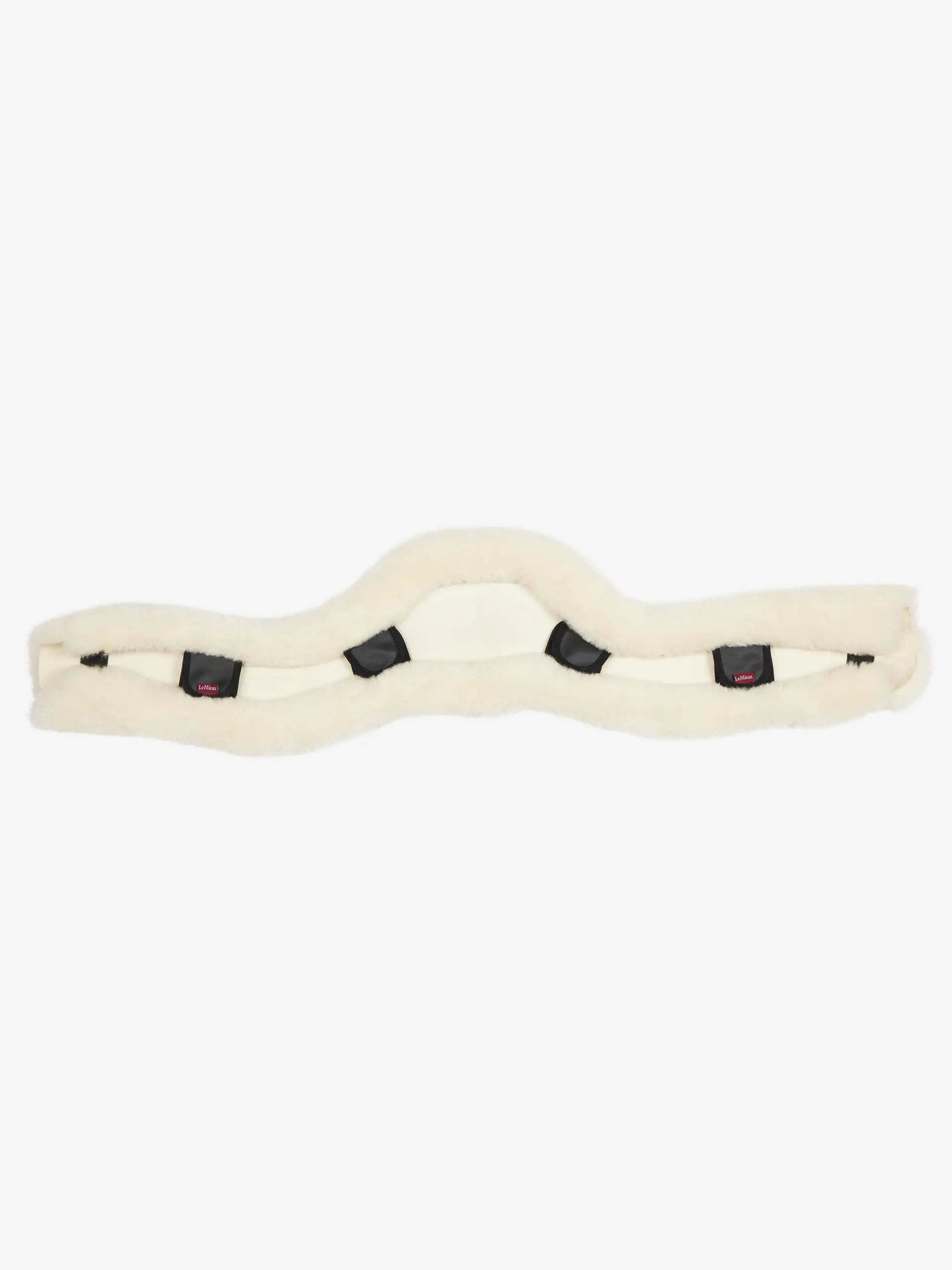 LeMieux Merino+ Jumping Girth Cover - Anatomic, Natural Wool, Equiflair