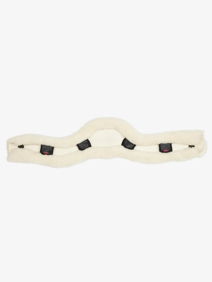 LeMieux Merino+ Jumping Girth Cover - Anatomic, Natural Wool, Equiflair
