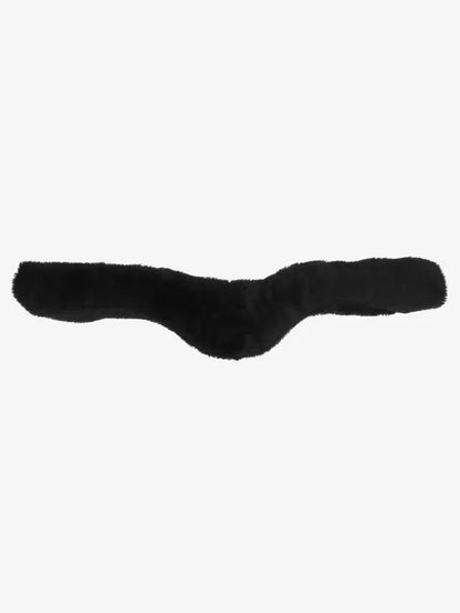 LeMieux Black Merino Wool Anatomic Jumping Girth Cover for Horse Riding Tack