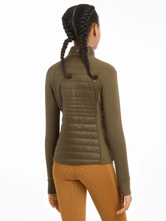 LeMieux Young Rider Josephine Jacket Alpine - Quilted Back Insulated Layering Kids Equestrian Clothing
