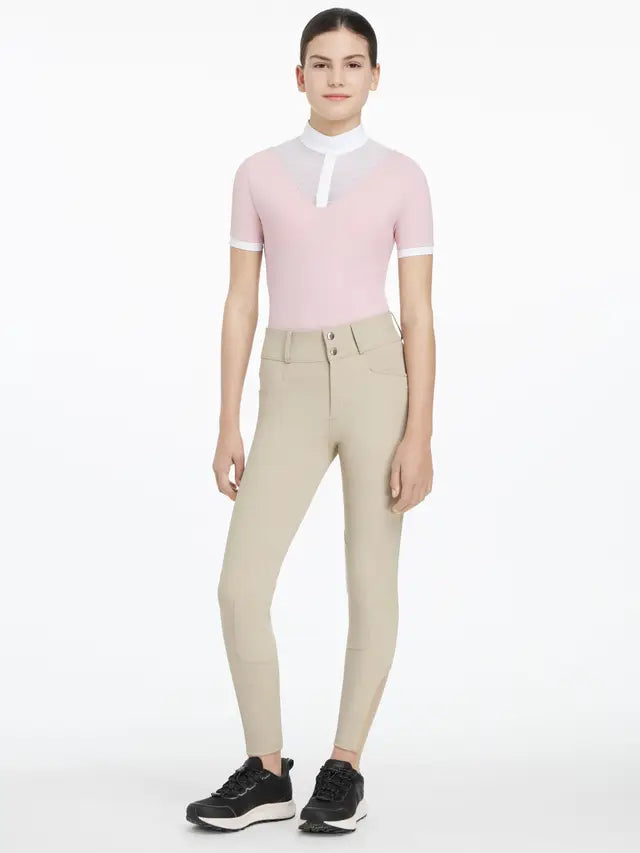 LEMIEUX Young Rider Hunter Breeches Beige - Riding Apparel, Equestrian Clothing, Breeches for Kids