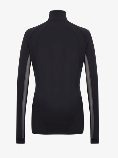 LeMieux Young Rider Black Base Layer Shirt: UV Protection, Cooling, Mesh Ventilation | Equiflair