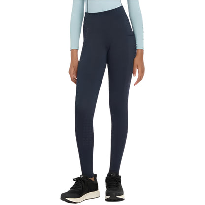 LeMieux Young Rider Orla Navy Riding Leggings - Youth Performance Tights