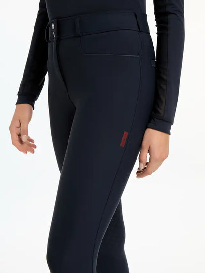 LeMieux Isabelle Navy Knee Grip Riding Breeches - Equestrian Apparel for Women