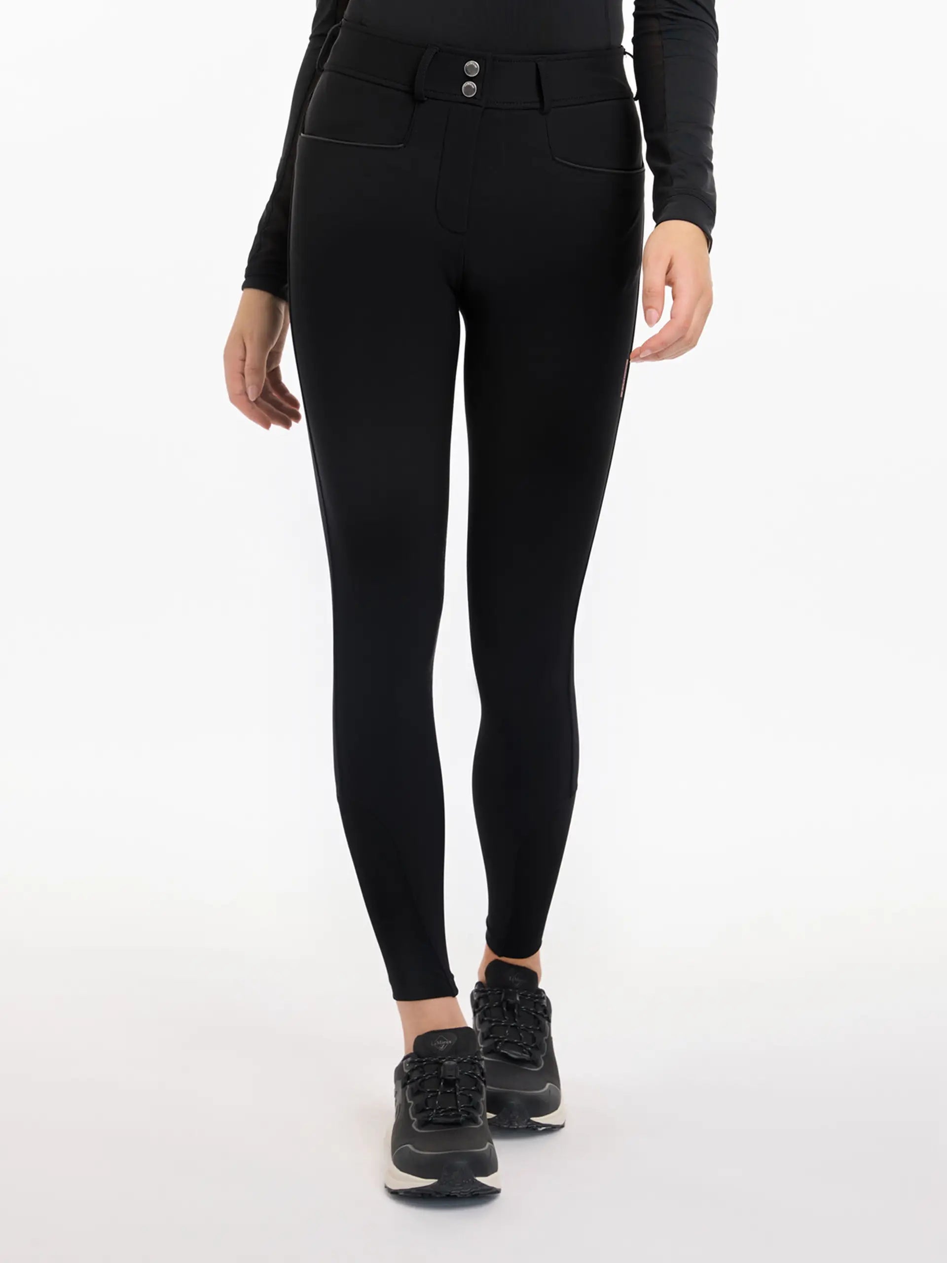 LeMieux Isabelle Knee Grip Breeches Black