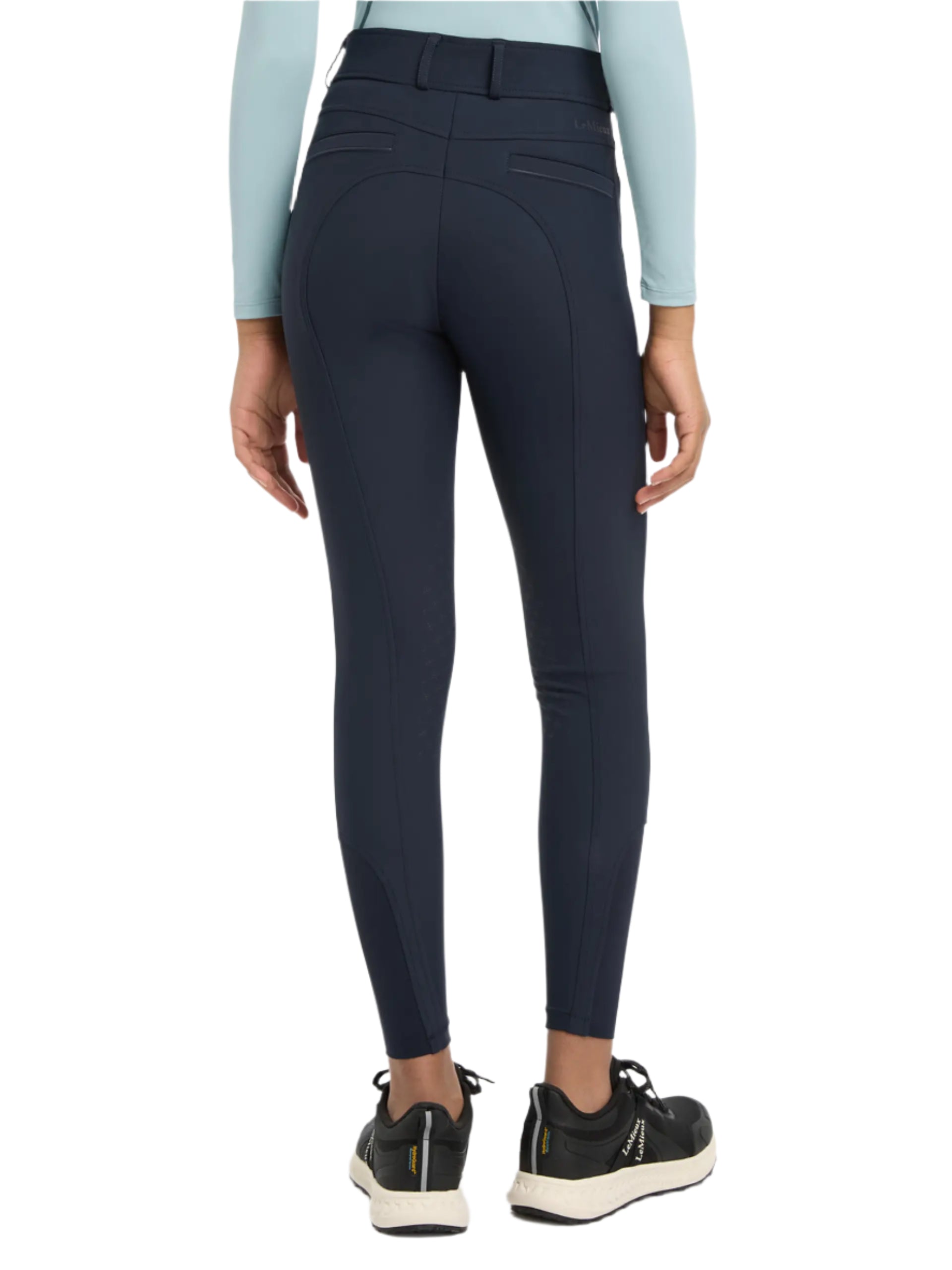 LEMIEUX Young Rider Izzy Knee Grip Breeches Navy Equestrian Riding Pants