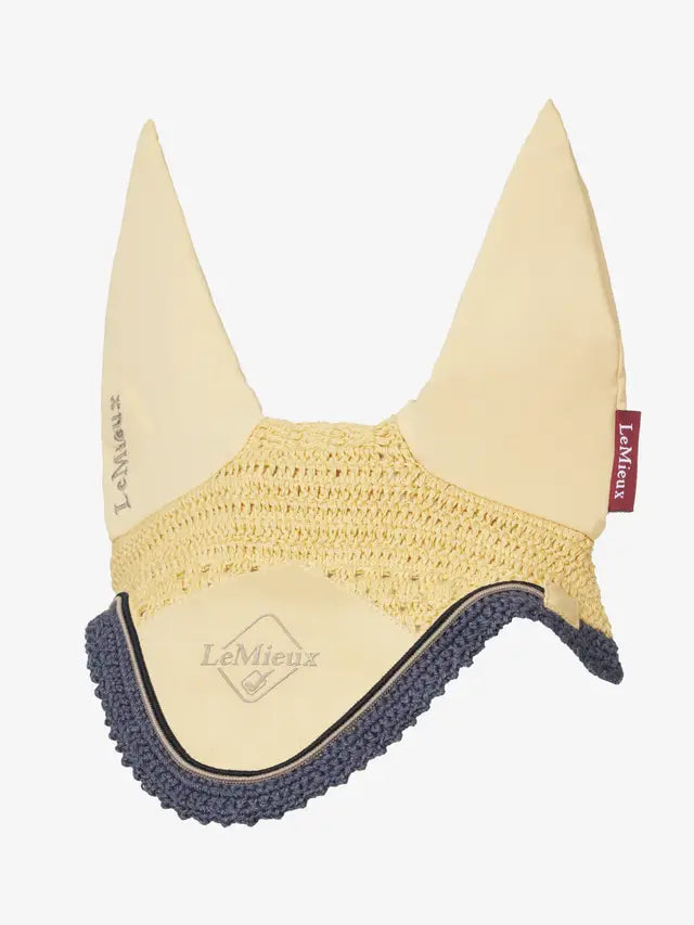 LeMieux Classic Fly Hood Mimosa - Equestrian Horse Ear Net Anti-Fly - Premium Quality