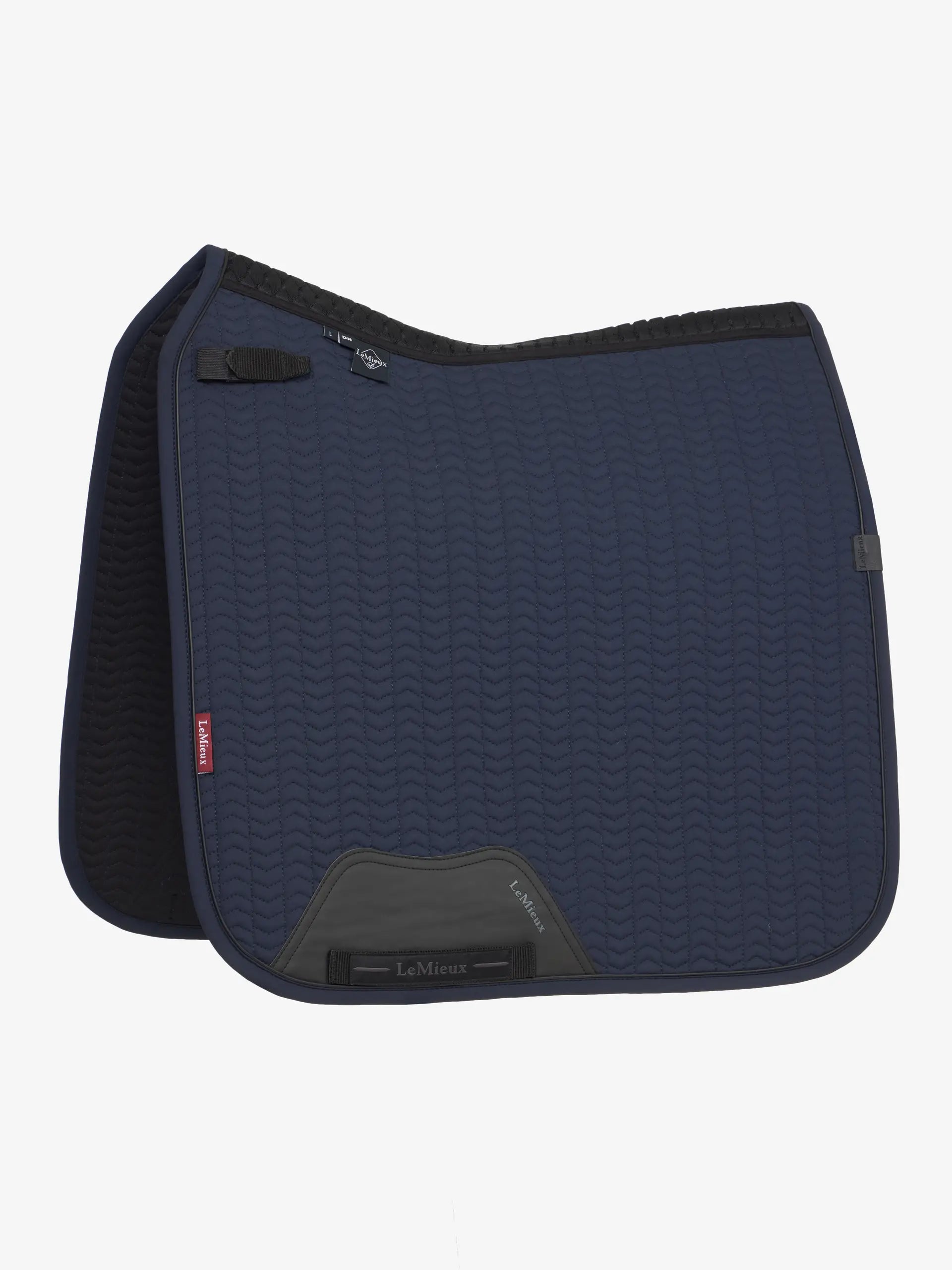 LeMieux Essence Dressage Square Navy Saddle Pad | Horse Riding Equestrian Equipment