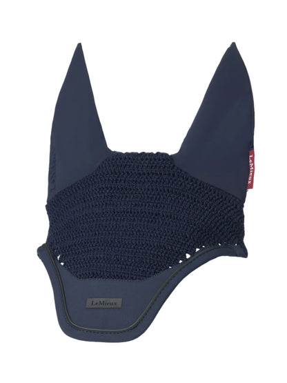 LeMieux Essence Fly Hood - Navy Blue Horse Fly Mask for Equestrian Riding