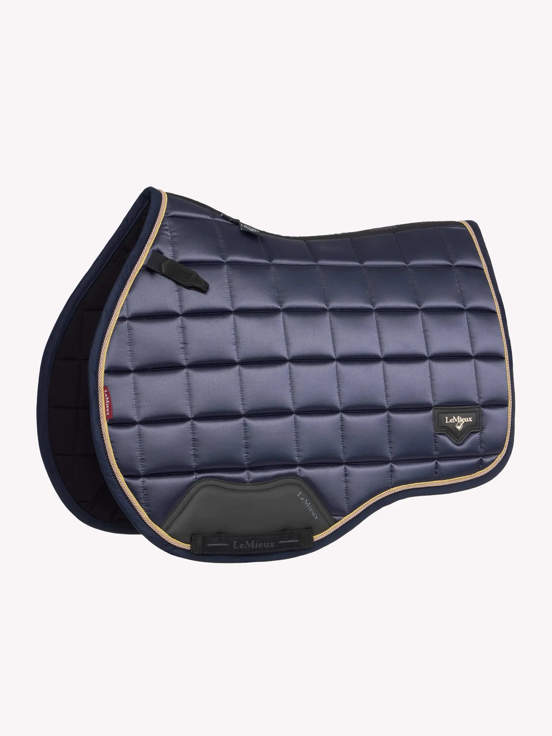 LeMieux Loire Classic GP Square Dusk Blue Saddle Pad: Stylish & Breathable Horse Riding Equipment for Dressage, Equestrian Gear