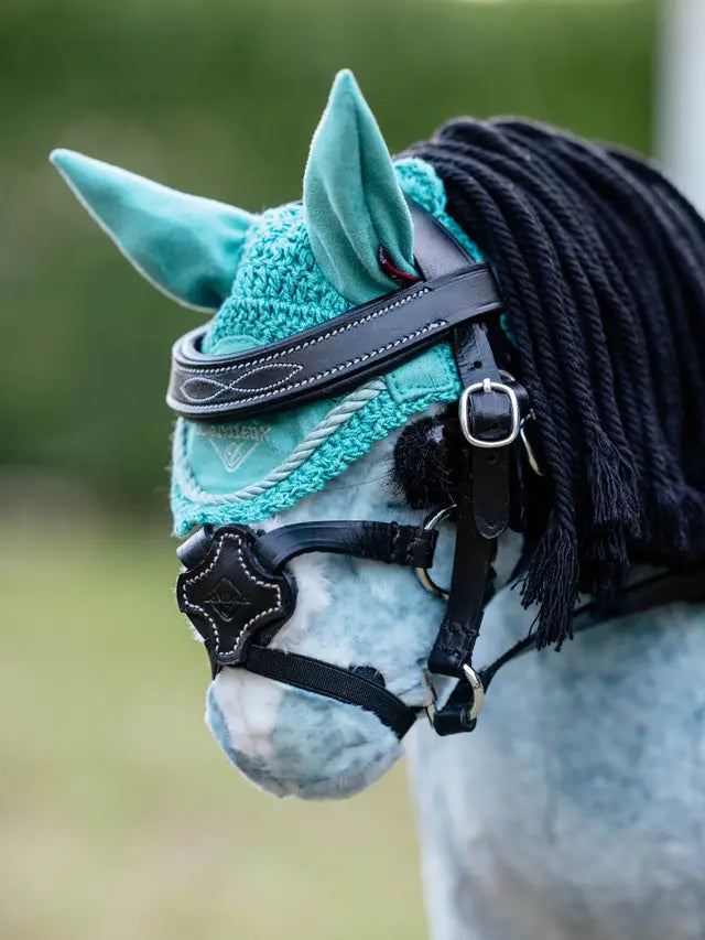 LEMIEUX TOY PONY FLY HOOD LAGOON - Miniature Horse Gear, Toy Pony Accessory, Equiflair