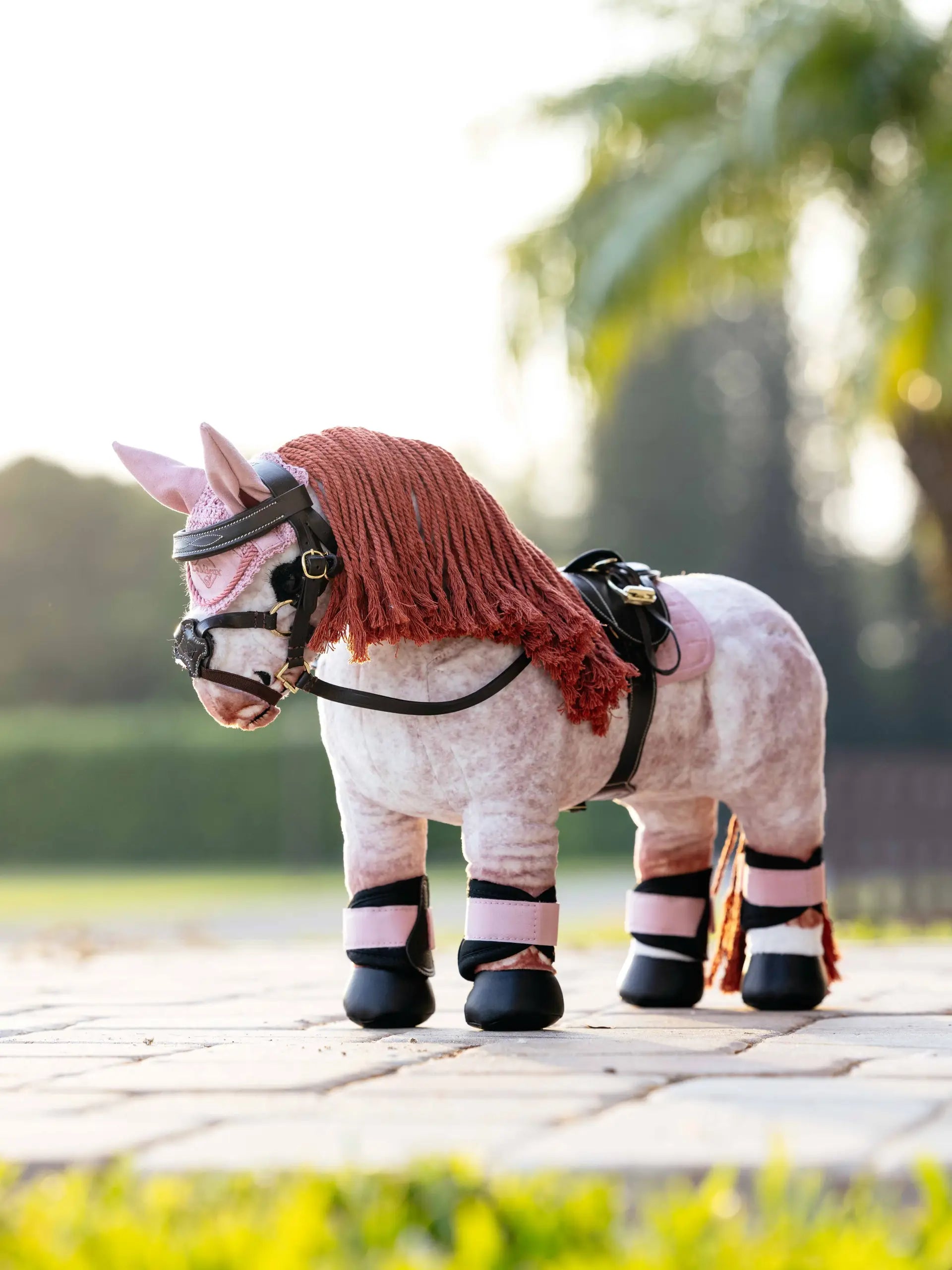 LeMieux Toy Pony Pad Blossom: Pink Miniature Saddle Pad for Toy Horses | Equiflair