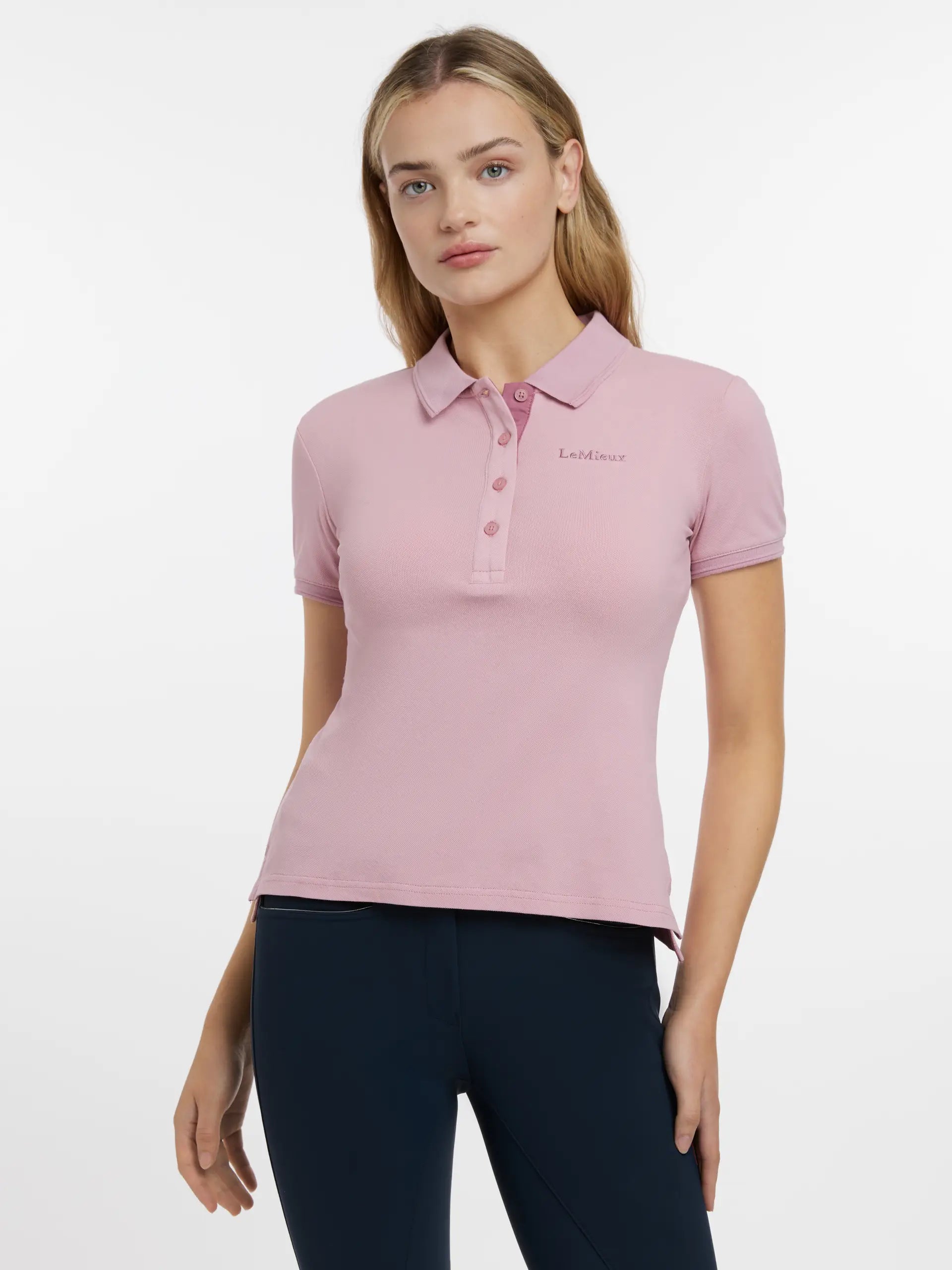 LeMieux Classique Blossom Polo Shirt - Quick-Drying Riding Apparel