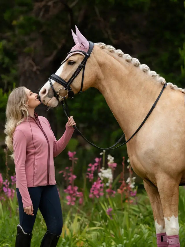 LeMieux Faye Fleece Zip Through Peony