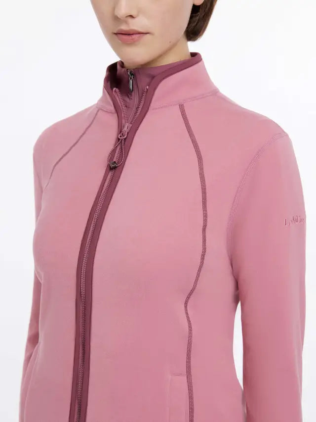 LeMieux Faye Fleece Zip Through Peony