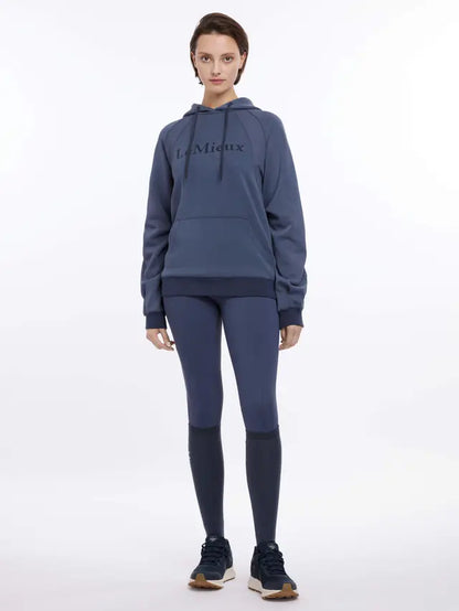 LeMieux Nadine Dusk Blue Hoodie & Leggings: Woman in Athletic Wear, Stylish Blue Activewear