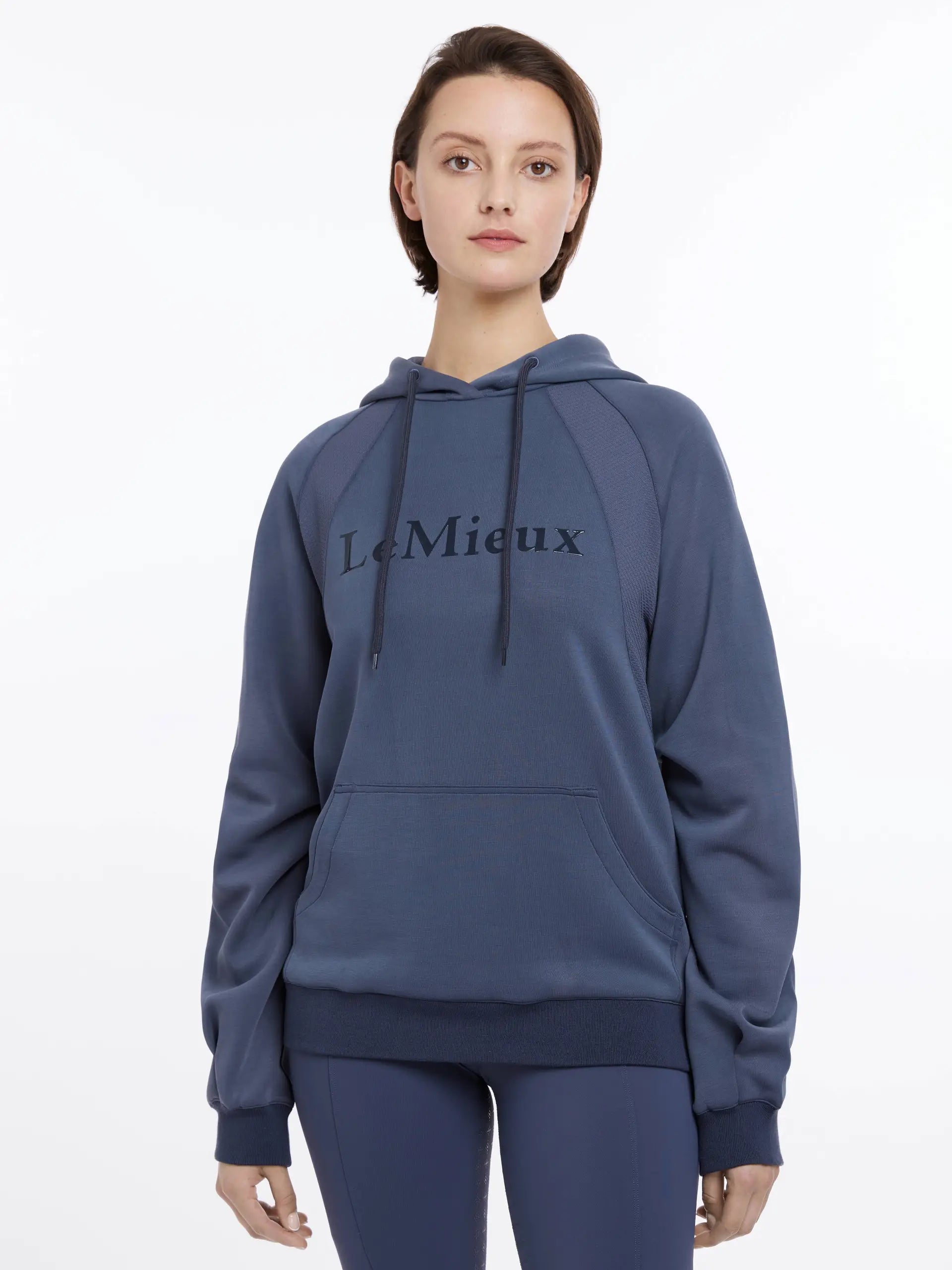LeMieux Nadine Dusk Blue Hoodie - Equiflair Equestrian Fashion, Womens Hoodie, Blue Sweatshirt