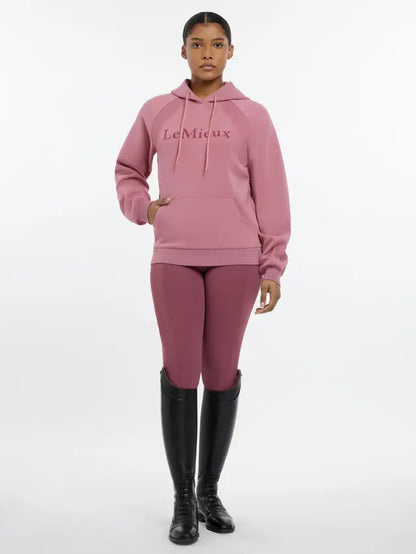 LEMIEUX Nadine Hoodie Peony - Women's Equestrian Apparel: Lightweight, Breathable Riding Hoodie. Perfect for layering!