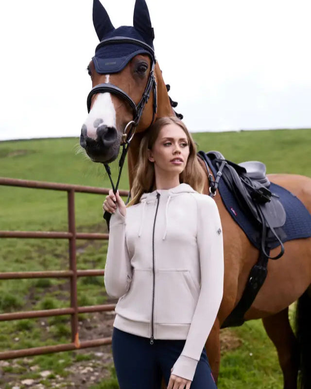 LeMieux Tabi Tech Zip Through Hoodie Stone