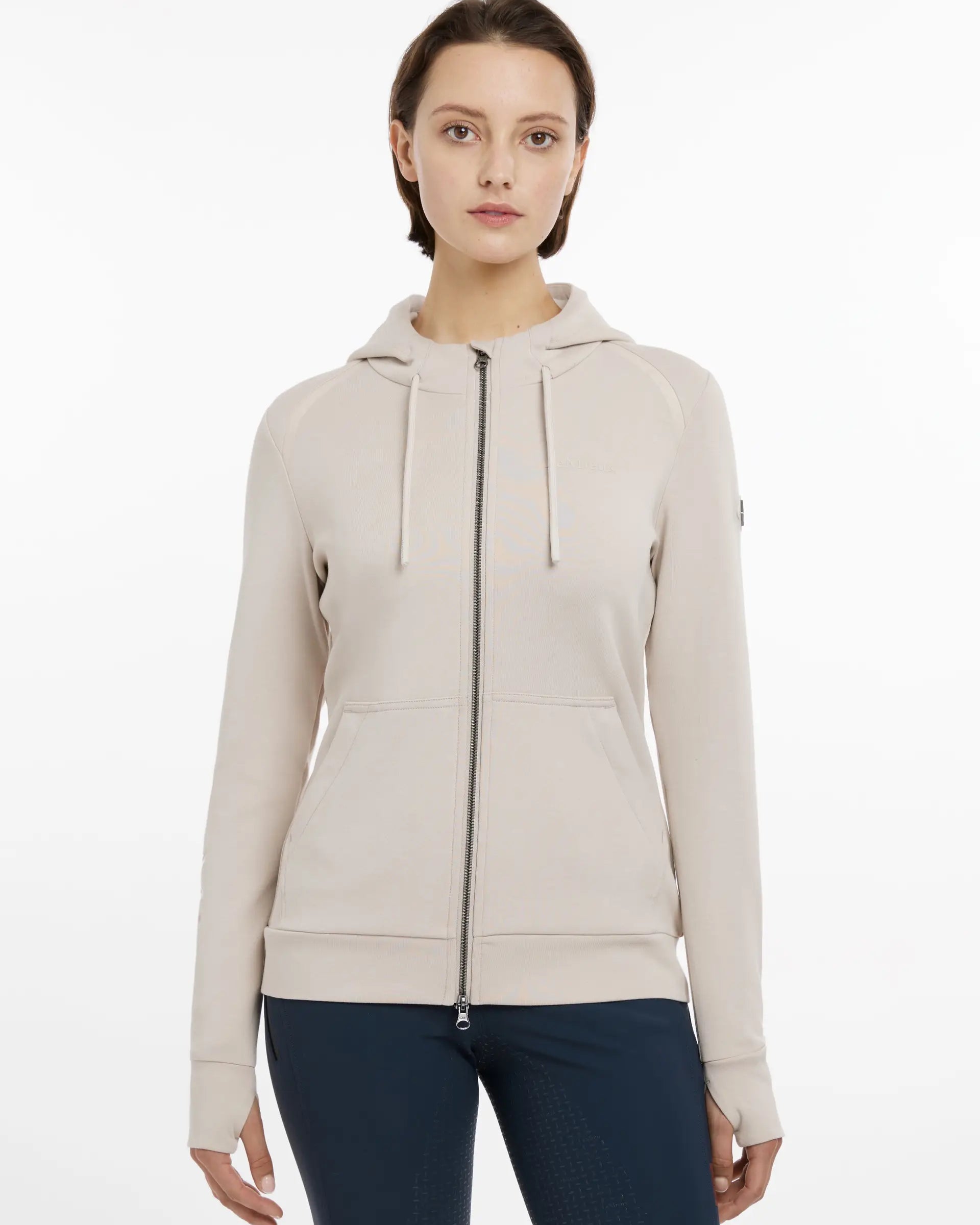 Lemieux Tabi Tech Stone Zip Through Hoodie - Women's Breathable Layering Hoodie. Sporty, Stylish, Comfortable Active Wear