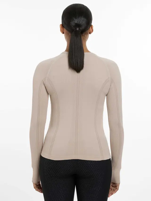 LeMieux Britney Seamless Long Sleeve Top Almond