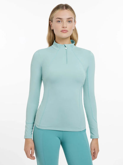 LeMieux Aqua Base Layer - UV50+ Quarter Zip Riding Gear for Women - Comfortable & Protective Activewear